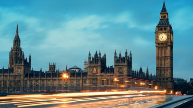 The Houses of Parliament, London